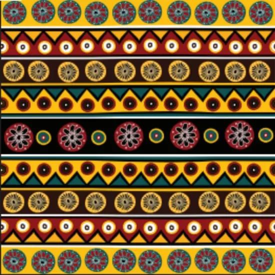 Wrapping Gift Paper Tribal Pattern - 59.5cm W X 42cm L