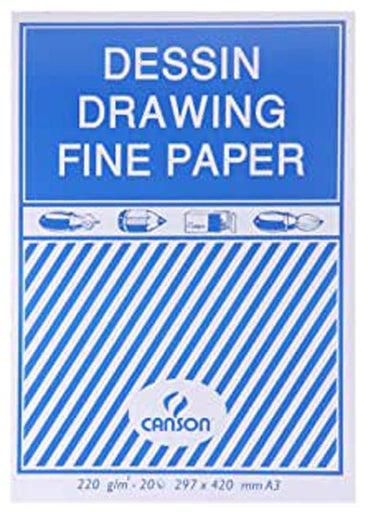 CANSON Fine Paper A3 Sketch Book - 20 Sheets