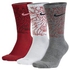 Nike Dri-FIT Topo Camo Crew Training Socks (3 Pair) - Multi-Colour