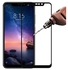 5D Tempered Glass Screen Protector For Xiaomi Redmi Note 6 Pro Black/Clear