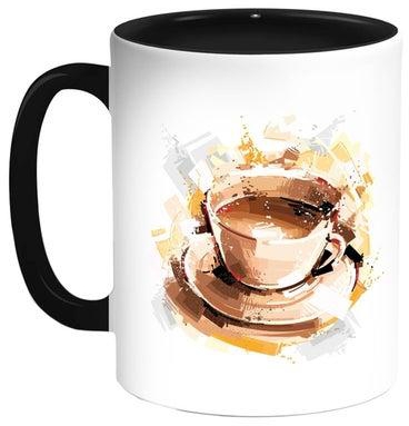 Cup Of Coffee Printed Coffee Mug Black/Brown/Grey