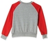 Snoopy Sweatshirt For Infant Boys - Grey/red 18-24months