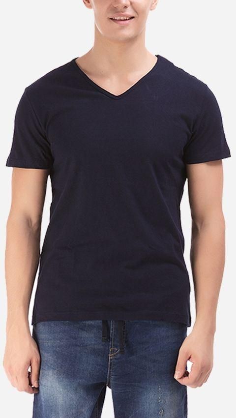 Ravin Solid T-Shirt - Navy Blue