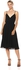 Ali & Jay Women's Wrap Top Pleated Fit and Flare Sleeveless Dress, Black, M