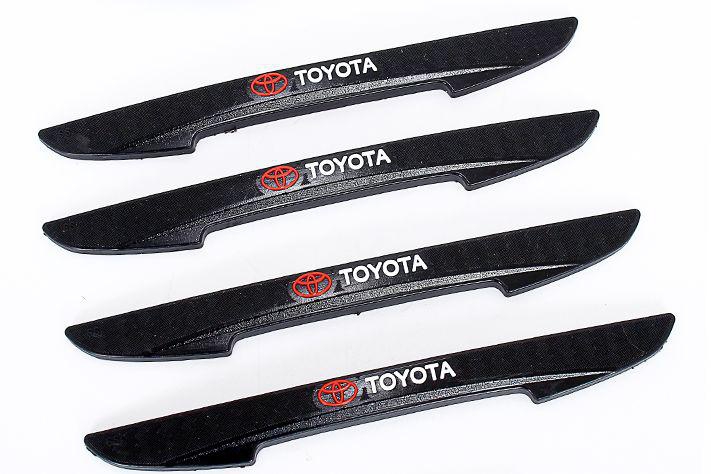 4pcs/set Car Door Protector Door Side Edge Protection Guards Stickers For TOYOTA Series