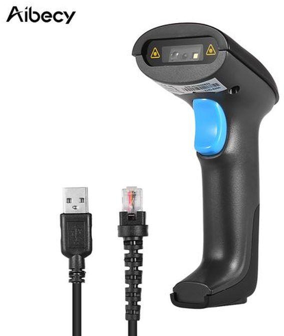 Syble Barcode Scanner 2D Handheld USB Wired CMOS Image Scanner