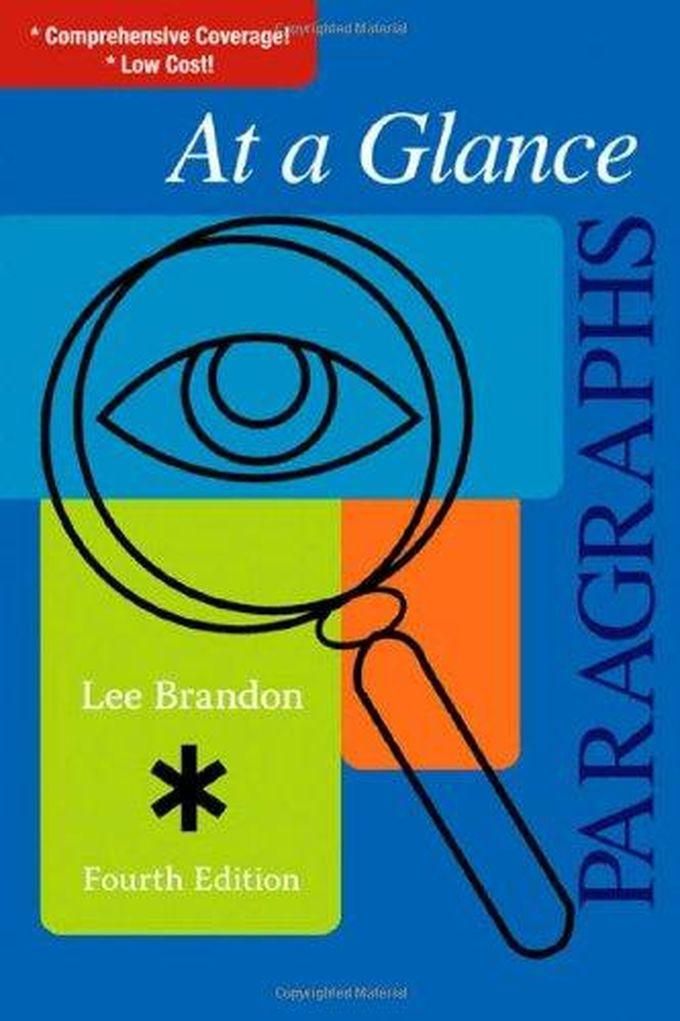 Cengage Learning At a Glance: Paragraphs ,Ed. :4