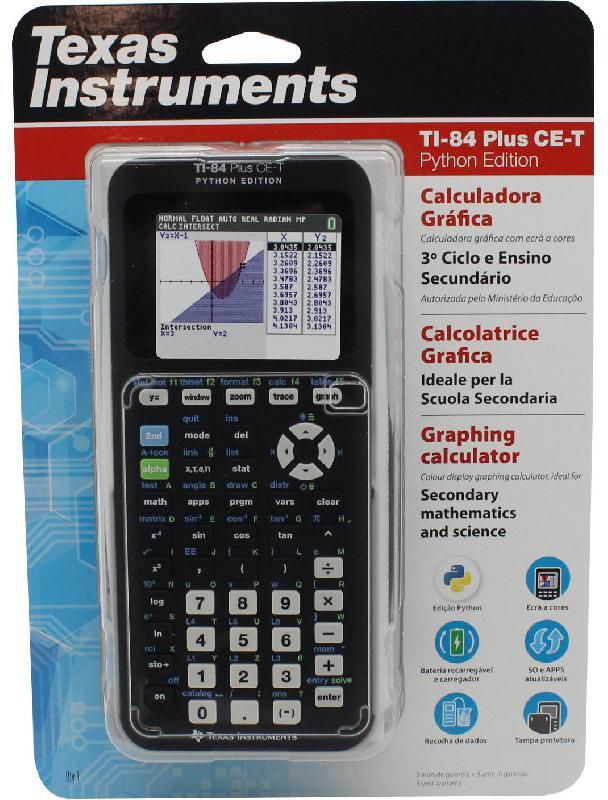 Texas Instruments TI-84 Plus CE-T Python Graphic Calculator