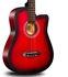 Acoustic Box Guitar With Bag And Strap - Redburst