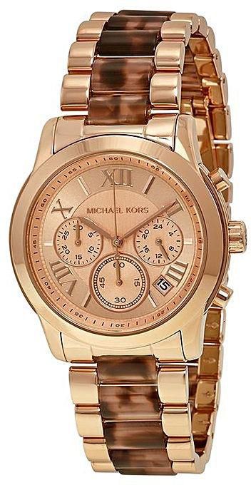 Michael Kors MK6155 Stainless Steel Watch - Gold/Brown
