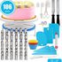 106 Pieces Baking Tools For Cakes Baking Set Cake Stand Pastry Nozzles Set Cake Decorating Tools Bakeware
