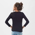 Mesery Undershirt Long Sleeves Top For Girls - Black