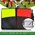 Wawasia Soccer Referee Card Sets, Warning Referee Red and Yellow Cards and Metal Referee Whistle for Game Sports, Soccer Football Penalty Card Wallet