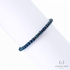 Black & Blue Himatite Stone Unisex Bracelet