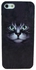 Cat Animal Series Green Eyes Hard PC Case For Apple i Phone iPhone 5 5S Black