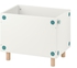 SMUSSLA طاولة سرير جانبية/وحدة رف, أبيض - IKEA