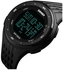 Men's Water Resistant Digital Watch 1219 - 45 mm - Black