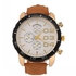 SHIWEIBAO A3139-1 Leather Band Decorative Sub-dials Male Quartz Watch-Black