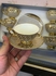 Set Of 6 Coffee Cups - Gold