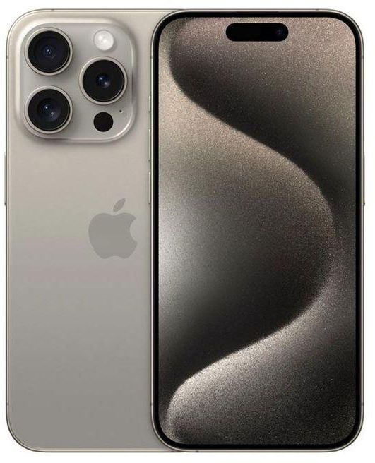 Apple ابل ايفون 15 برو ماكس - 256 جيجا بايت - تيتانيوم طبيعي