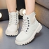 Fashion Girls Casual Chelsea Slip On Ankle Boots