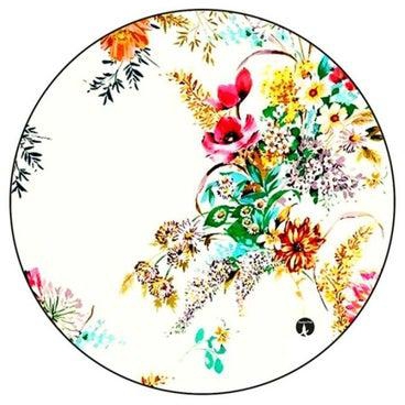 Flowers Printed Mouse Pad Multicolour