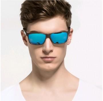 Aluminum Magnesium Alloy Polarized Mirror Sunglasses Men Square