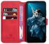 DG.MING Retro Oil Side Horizontal Flip Case With Holder & Card Slots & Wallet For Huawei Honor 20(Red)