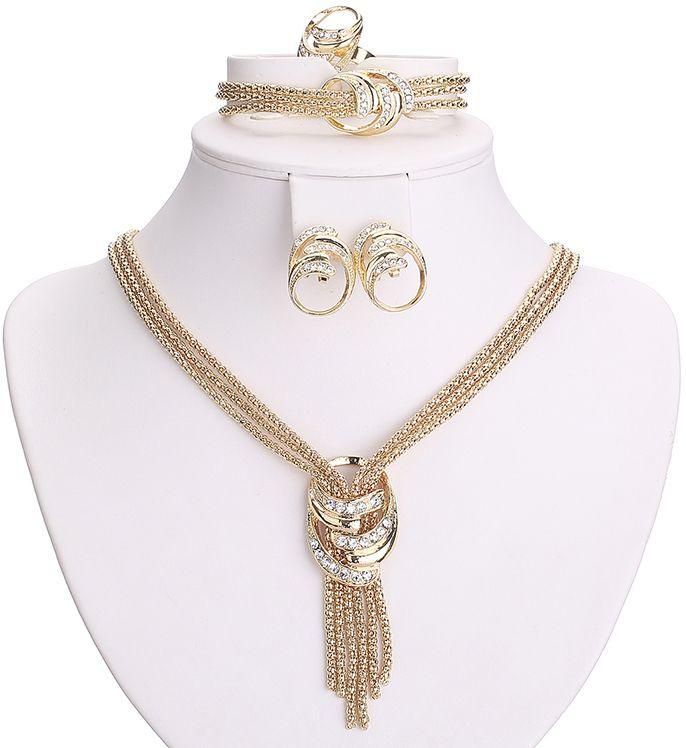 Gold plated Jewelry Sets 4 pieces