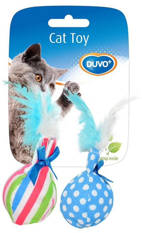 Duvo+ Balls with Feather Cat Toy Assorted
