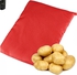 أكياس البطاطس الحمراء القابلة لإعادة الاستخدام في الميكروويف أكياس خبز البطاطس في الميكروويف قم بطهي كيس البطاطس في 4 دقائق فقط + حقيبة زيجور المميزة