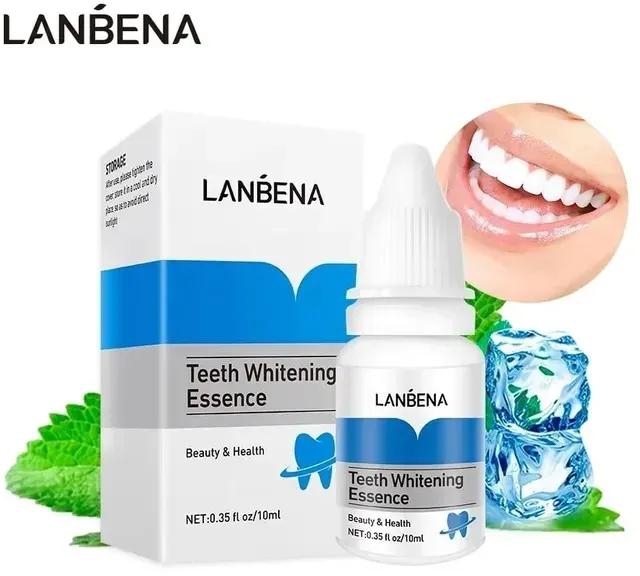 Teeth whitener Lanbena Teeth Whitening Brown and Yellow teeth whitening essence for personal care and oral hygiene