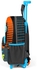 Coral High Kids Two Compartment Small Nest Squeegee Backpack - Gray Orange Gamer Pattern