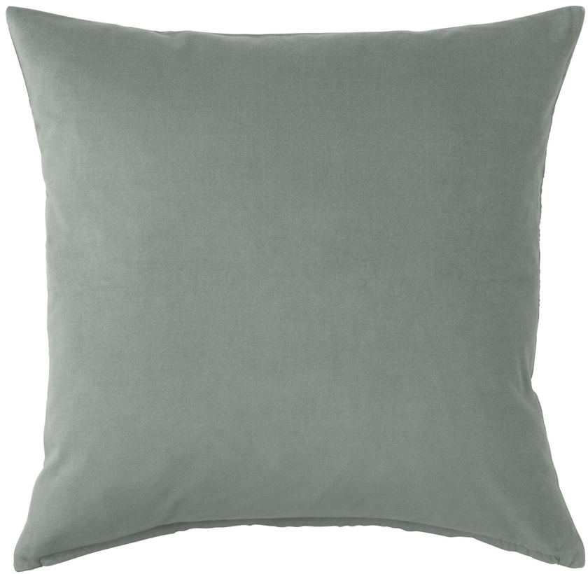 SANELA Cushion cover - grey-green 50x50 cm