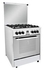 Fresh Professional Gas Cooker, 4 Burners, Stainless Steel- 3510