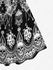 Plus Size Skull Skeleton Flower Print Tank Dress - 6x