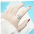 Dolphin Tail 925 Italian Silver Ring - Free Size