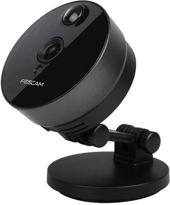 Foscam C1 Indoor HD 720P Wireless Plug and Play IP Camera with Night Vision- Black