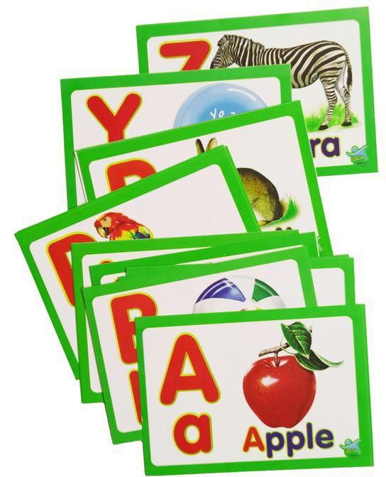 Flash Cards For Teaching The English Alphabet For Early Education