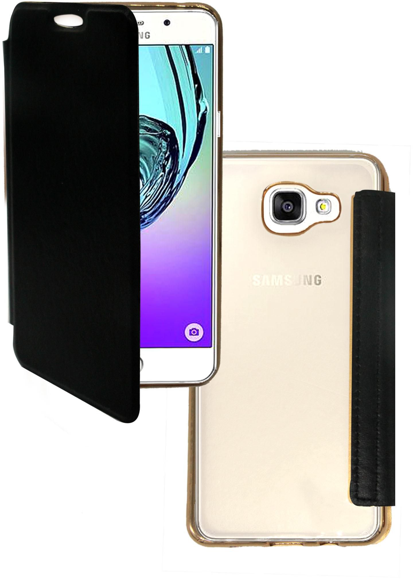 Premium Flip Case Cover for Samsung Galaxy A510/ A5 2016 Black