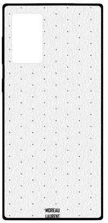 Dot Printed Case Cover For Samsung Galaxy Note20 Ultra White/Black