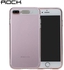 FSGS Pink ROCK Light Tube Series LED Flash Transparent Protective Case Skin For IPhone 7 Plus 100082