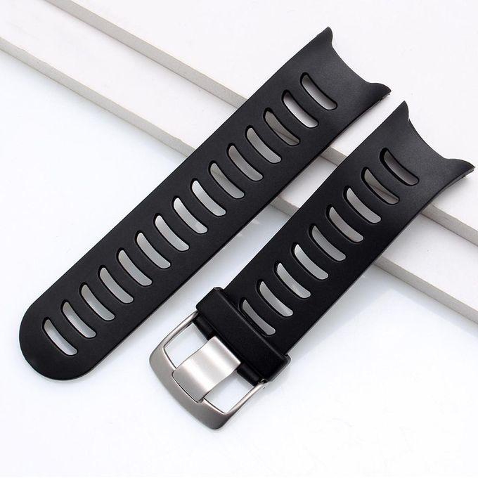 Black Replace Watch Band Strap & Tool For Gar Min Forerunner 610