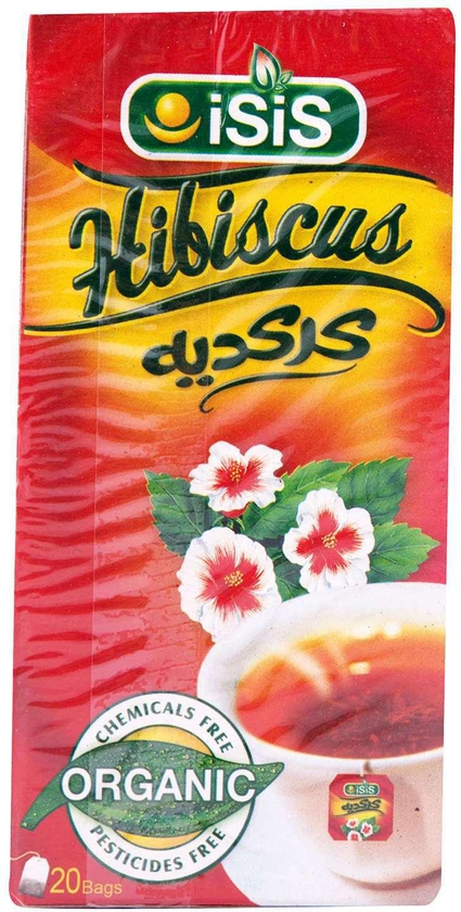 Isis Natural Hibiscus Flavour Tea - 20 Sachets