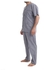 Shorto Classic Linen Pajama Set - Dark Grey
