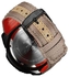 Naviforce Brown Quartz Leather Strap Mens' Wrist Watch