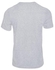 Plain Unisex Round Neck Half Sleeve Grey T-shirt