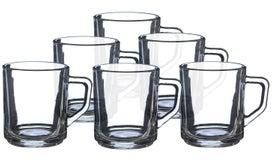 Glass Tea Cups (Set of 6 Pieces)