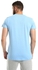 Diadora Men Cotton Printed T-Shirt - BlueSky