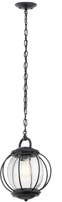 Kichler Vandalia Small Chain Lantern - Textured Black